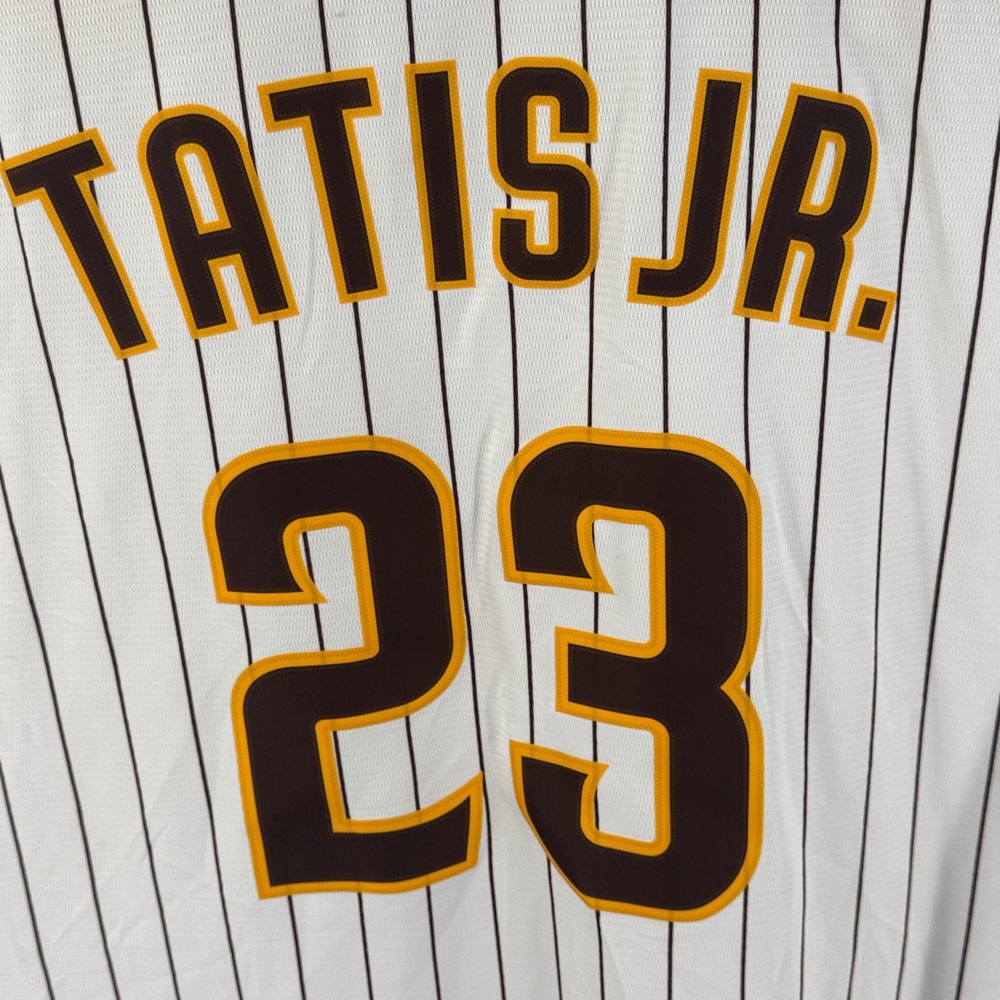 Nike San Diego Padres Fernando Tatis Jr 23 Pinstripe Baseball Jersey XXL NEW